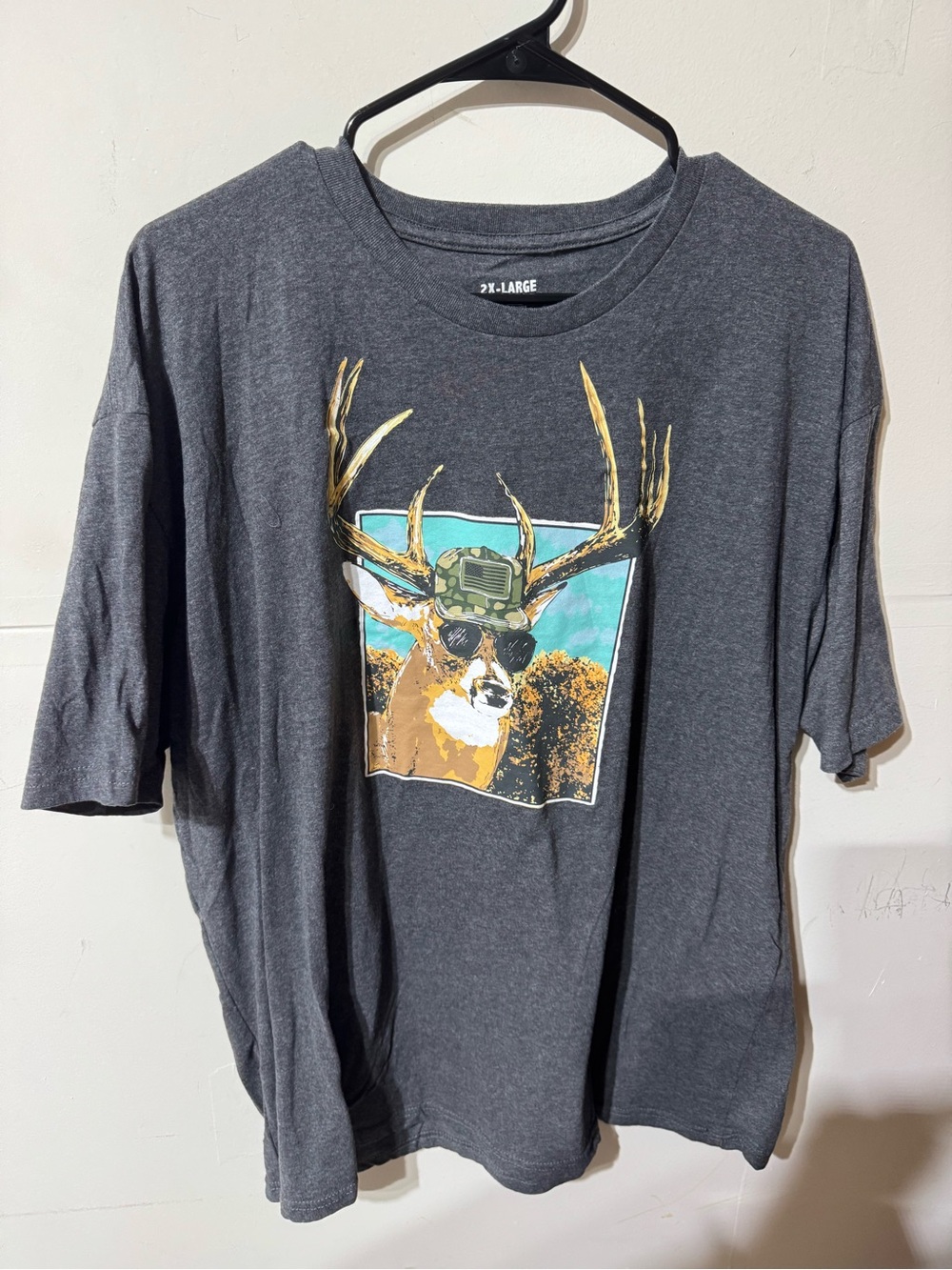 Charcoal Men’s Deer Tee